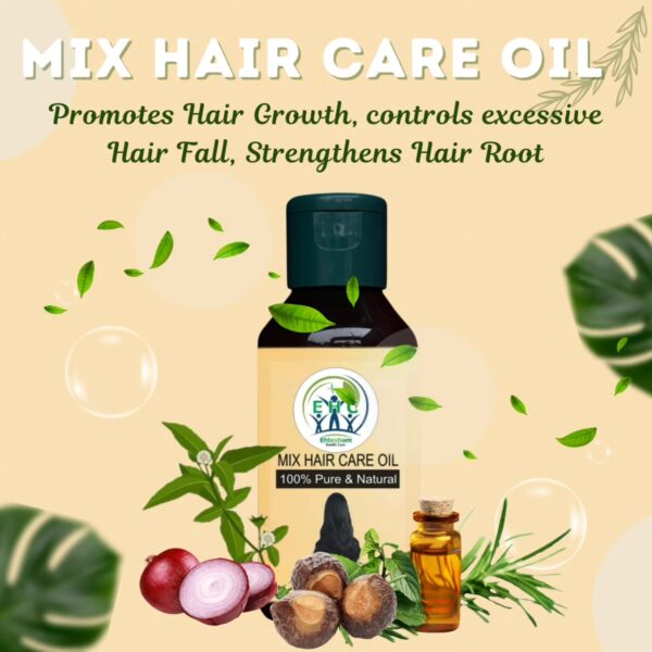BRAND: EHC EHTESHAM HEALTH CARE                                         EHC Hair Care mix oil 100 mL - Pack of 12 | Natural Hair oil for reducing hair fall and regrowth of hair - Image 2